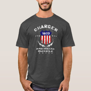 Camiseta Músculo 1973 americano do carregador v3