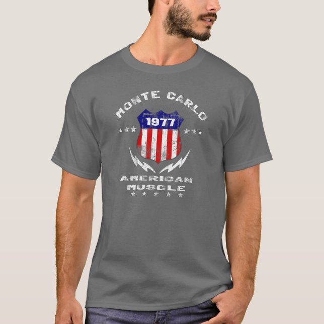 Camiseta Músculo americano v3 de Monte 1977 - de Carlo (Frente)