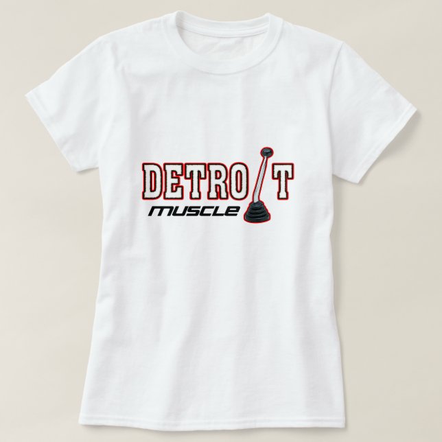 Camiseta Músculo de Detroit (Frente do Design)