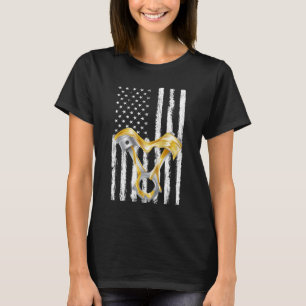 Camiseta Músculo do Pistão da Bandeira Americana 8