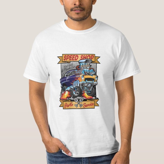 Camiseta Músculo do sistema de rotação quente Compre de vel (Frente)