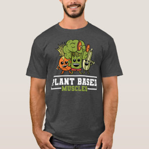 Camiseta Músculos à base de plantas Ativismo vegetariano ve