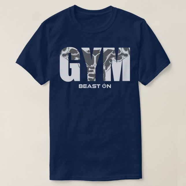 Camiseta Músculos De Gym Formam-Se Na Malhação De Motivação (Frente do Design)