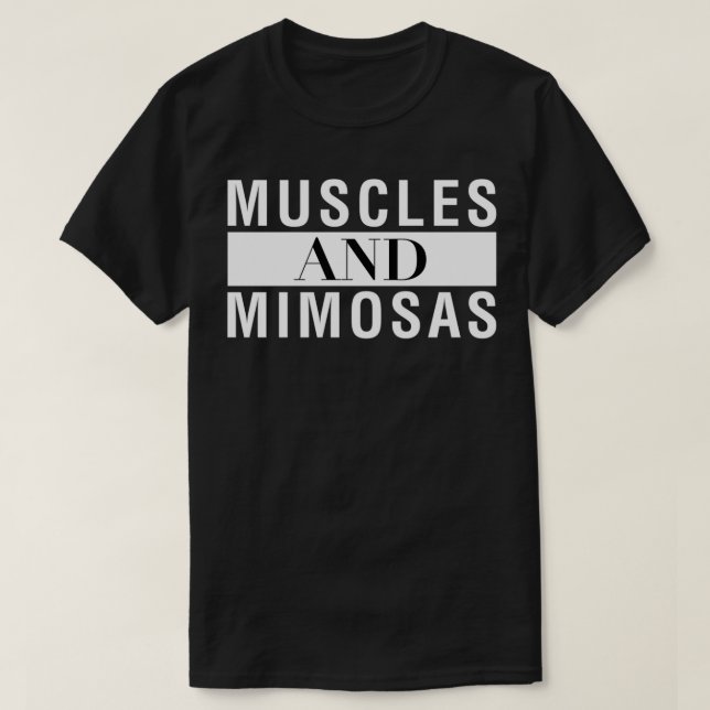 Camiseta Músculos E Mimosas (Frente do Design)