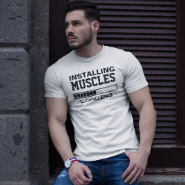 Camiseta Músculos Geeks Engraçados