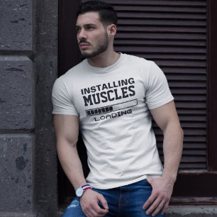Camiseta Músculos Geeks Engraçados