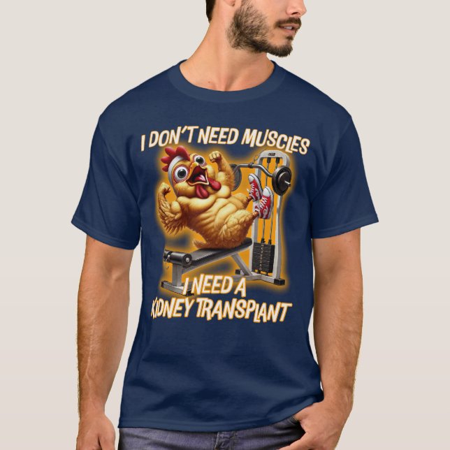 Camiseta Músculos ou Rim? (Frente)