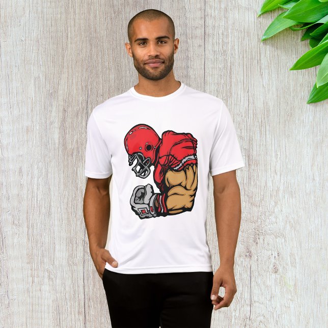 Camiseta Musculoso do Capacete Vermelho Mascot do Guerreiro (Criador carregado)