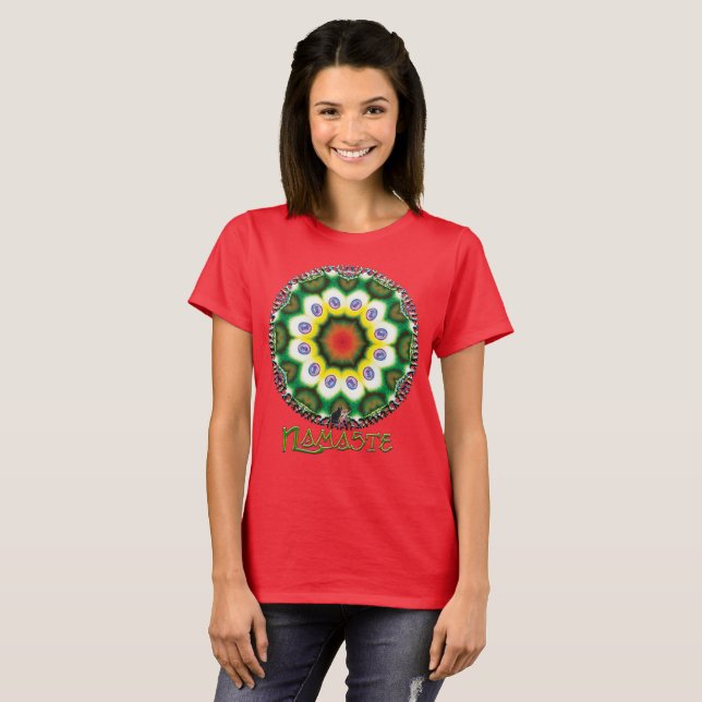 Camiseta Muse Namaste Kaleidoscópio (Frente Completa)