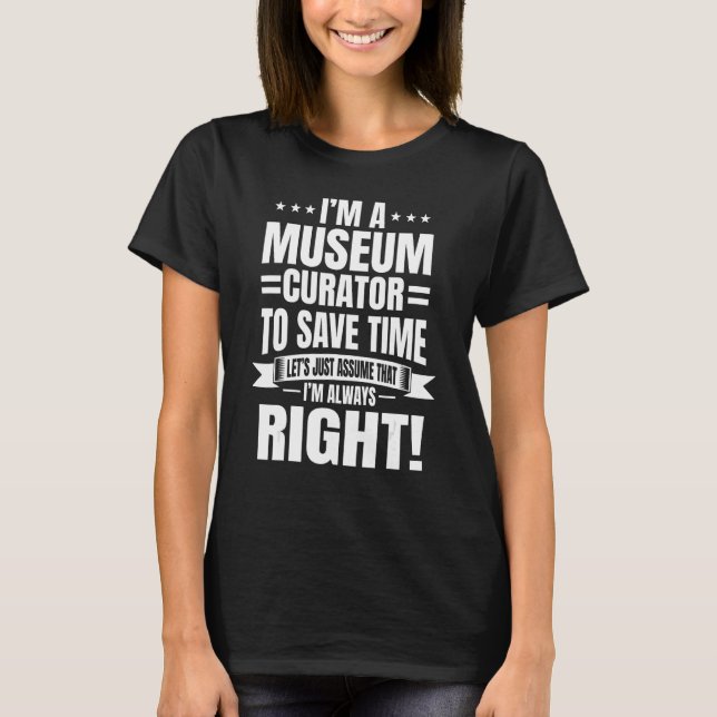 Camiseta Museu Curator Gallery Guardião de Guarda (Frente)