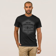 Museu de Jazz de Nova Orleans®Camiseta Trompete (c