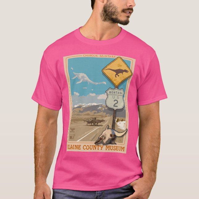 Camiseta Museu do Condado de Blaine (Frente)