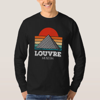 Camiseta Museu do Louvre ao Nascer do Sol do Amor de Paris