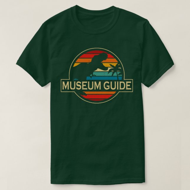Camiseta Museu Guia Dinossauro (Frente do Design)
