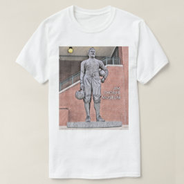 Camiseta Museu Oklahoma Jim Thorpe Estátua Aquarela