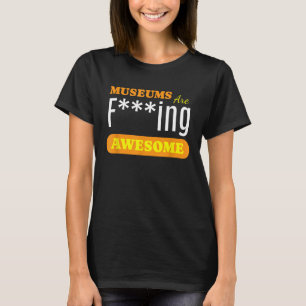 Camiseta Museus são incríveis em museus de história do Muse