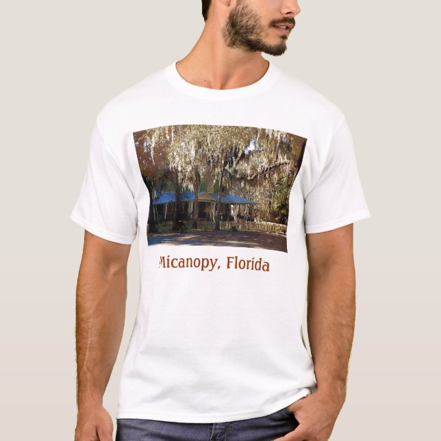Camiseta Musgo espanhol, Micanopy, Florida (Frente)