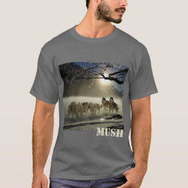 Camiseta Mush da imagem da equipe do trenó do cão