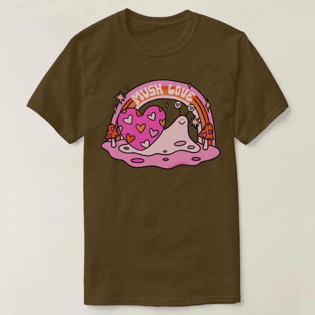 Camiseta Mush Love (Frente do Design)