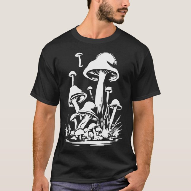Camiseta Mushr: Mushrooming Mycology Hunter Fungi Mushr (Frente)