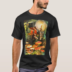 Camiseta Mushroom Fairies Fantasy