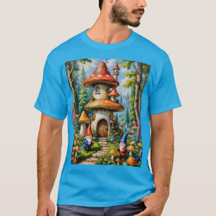 Camiseta Mushroom Gnome Cottagecore T-Shirt