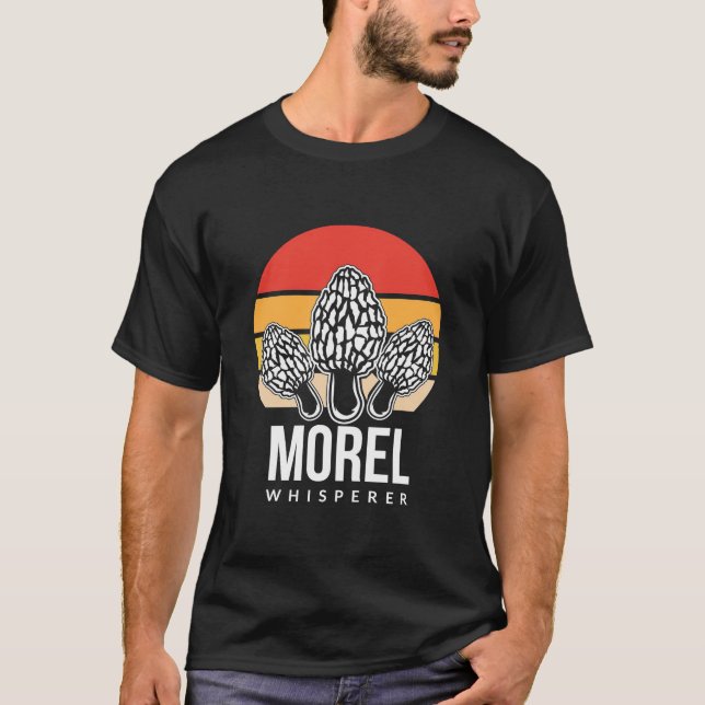 Camiseta Mushroom Hunter Morel Whisperer (Frente)