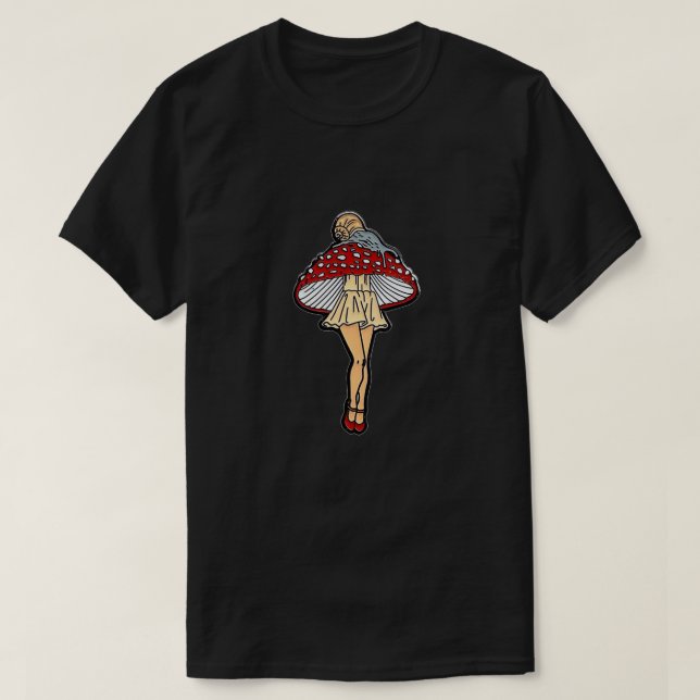 Camiseta MUSHROOM LEG Girl (Frente do Design)