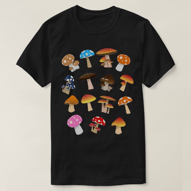 Camiseta Mushroom Lover Mycology Foraging Morel Hunting Shr (Frente do Design)
