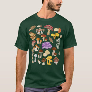 Camiseta Mushroom Mycology Fungi Forjando Whispere