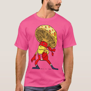 Camiseta Mushroom Ninja Mista Artes Marciais Super-Herói