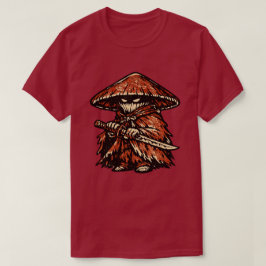 Camiseta Mushroom Ronin — Cogumelo Samurai Vagabundo Engraç