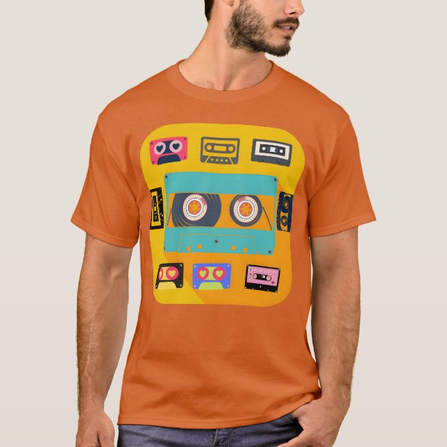 Camiseta Music Cassette Music lovers (Frente)