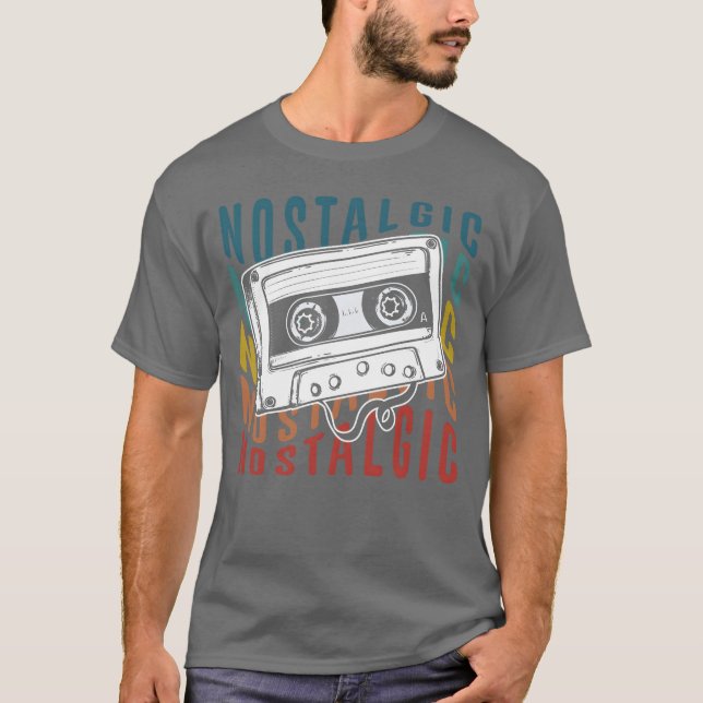 Camiseta Music Cassettehemed Rock Original retro (Frente)