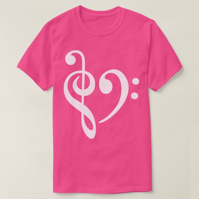 Camiseta Music Clef Bass (Frente do Design)
