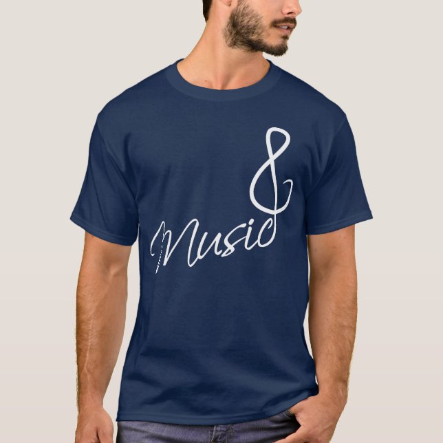 Camiseta Music Clef Note French Violinreble Musical Sound g (Frente)