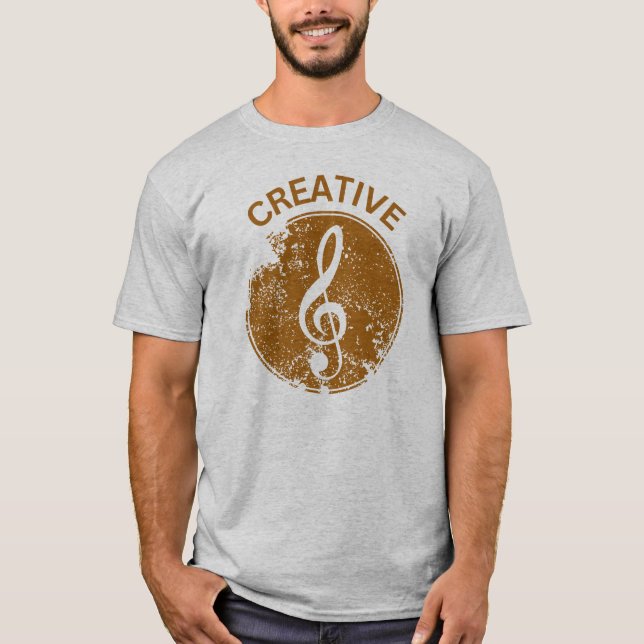 Camiseta Music Creative Legal Musical design (Frente)