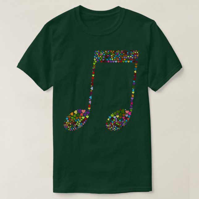 Camiseta Music Equals Life Frequency Musicians Music Note18 (Frente do Design)