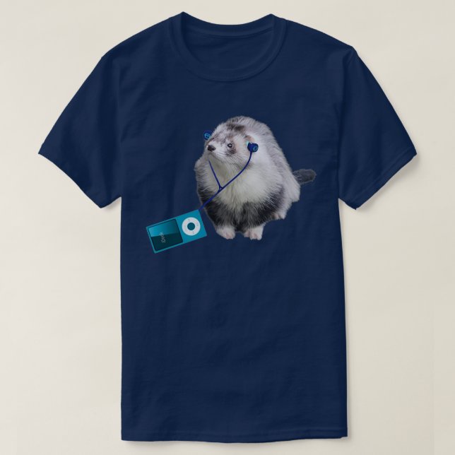 Camiseta Music Ferret (Frente do Design)