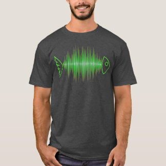 Camiseta Music Fish Pulse Frequency Dance House Techno