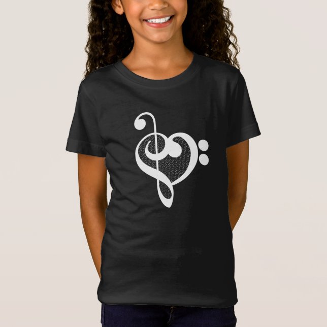 Camiseta Music Heart - I Love Music (Frente)