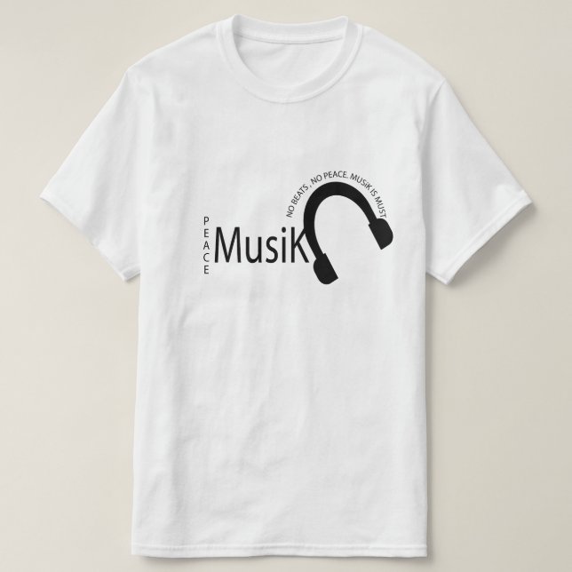 Camiseta Music is My Therapy  (Frente do Design)