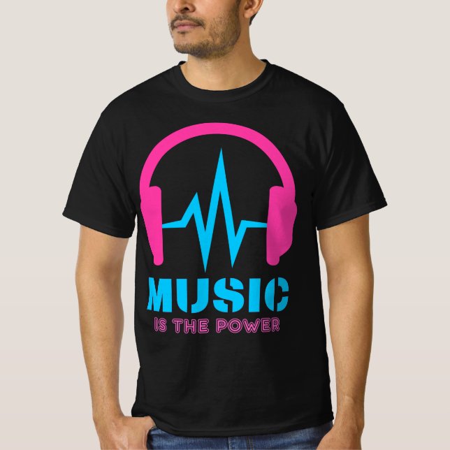 Camiseta Music is the power (Frente)