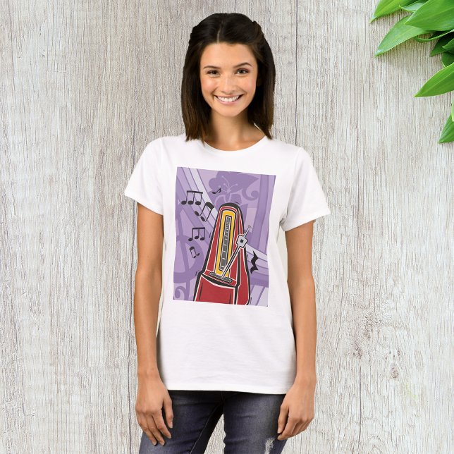 Camiseta Music Jukebox Womens T-Shirt (Criador carregado)