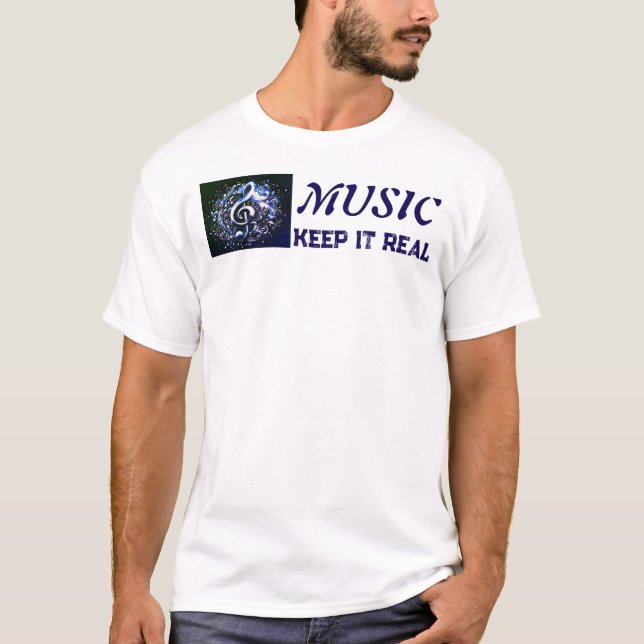 Camiseta MUSIC - Keep It Real  (Frente)