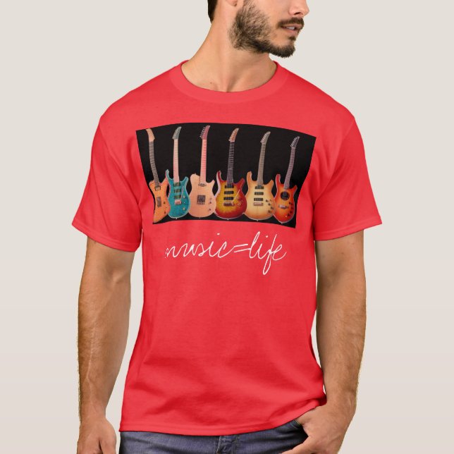 Camiseta music=life (Frente)