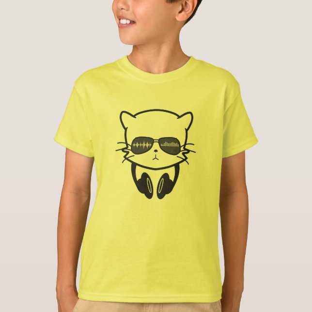 Camiseta Music Lover Cat (Frente)