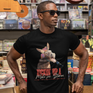 Camiseta Music Lover Punny Rockstar Donkey