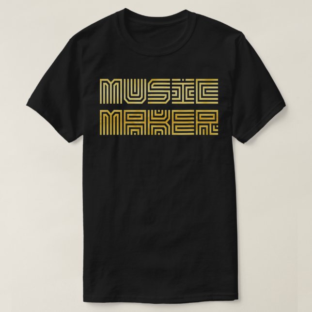 Camiseta Music Maker Music Production Engenheiro (Frente do Design)