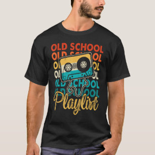 Camiseta Music Mixtape retro vintage para a antiga escola 2